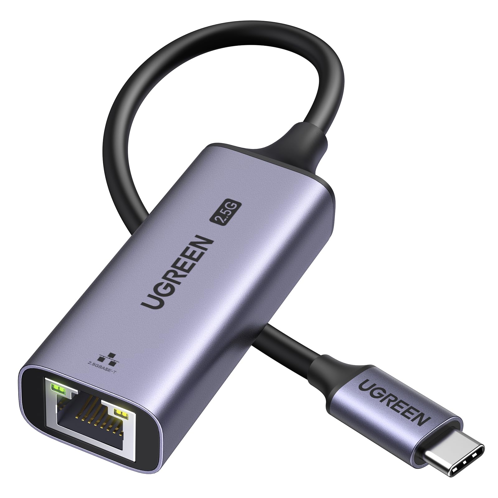 UGREEN Adattatore Ethernet USB C 2.5G RJ45 Alluminio Lan Adapter | Compatibile con iPhone 17 Pro Max Air 16 MacBook Pro 2023 Air M2 iPad Pro Air Galaxy S24 S23 Xiaomi 13