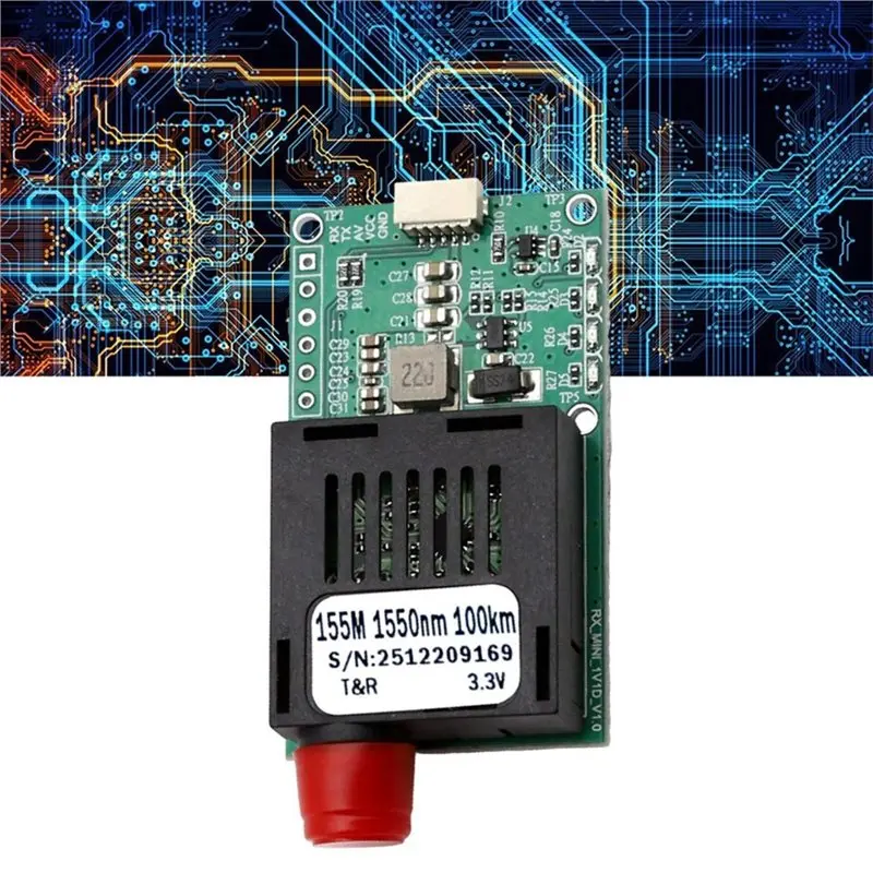 Modulo Ricetrasmettitore in Fibra Ottica Affidabile-FC/UPC TTL 100KM, 2 Pezzi, Attrezzatura Terminale Ottica TTL, Coppia Trasmettitore-Ricevitore Ottico, F