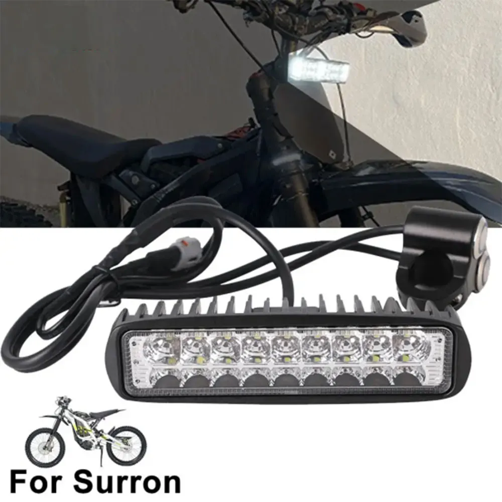Faro LED per Surron, Luce Anteriore per Moto Elettrica, Interruttore Impermeabile per Segway Lightbee Surron X S X160 X260