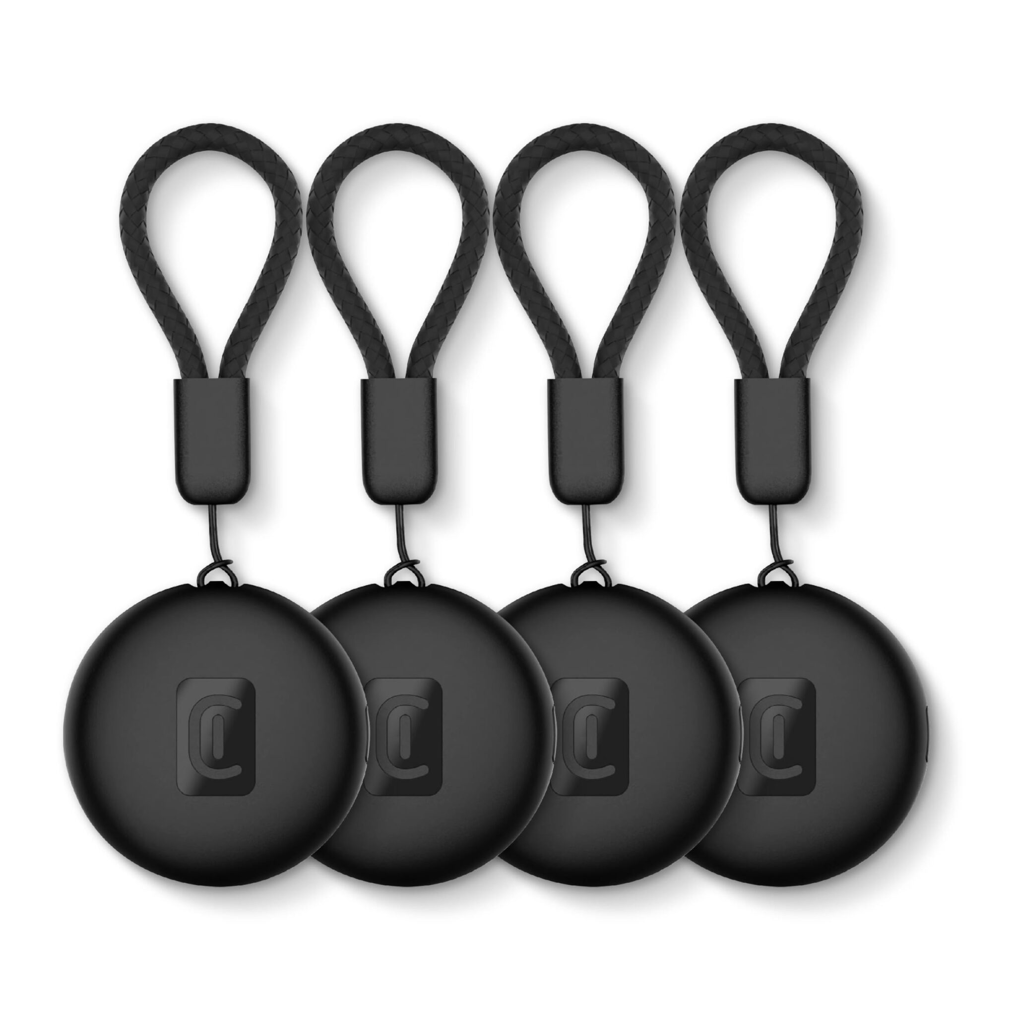 Cellularline localizzatore di oggetti Bluetooth Tracy Tag, set da 4 pezzi, compatibile con Apple iOS Find Me ed Accessori Airtag, Batteria sostituibile, Resistente a polvere ed ac…