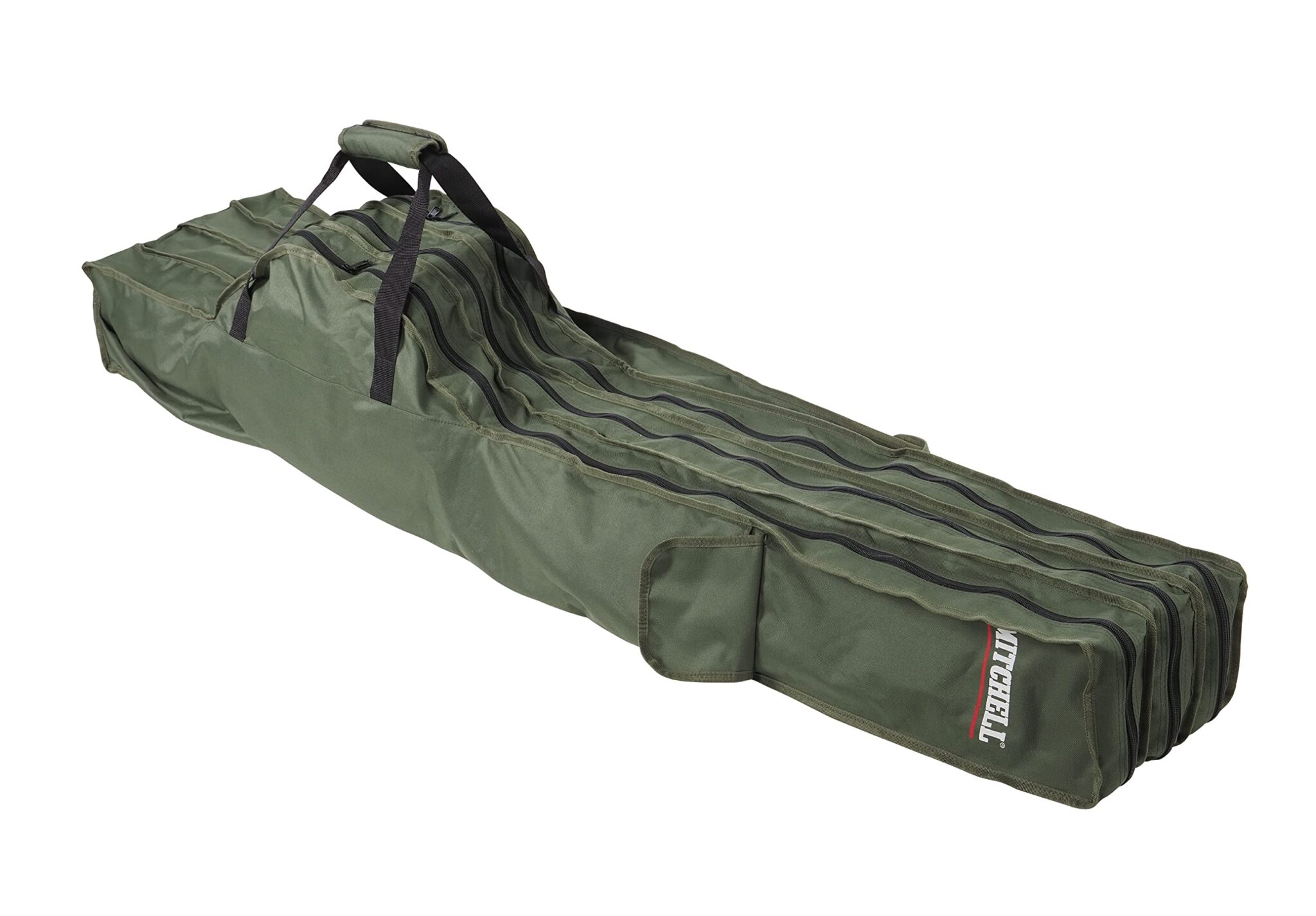 Mitchell GT Pro Borsa per Canne da Pesca e Accessori | Borsa da Pescatore Resistente per Canne, Mulinelli, Esche e Cassetta per Attrezzatura | Tasche Organizer | Impermeabile | Va…