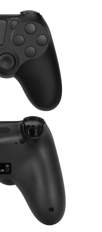 Satevol 2 Pack Controller Wireless, Controller di gioco compatibile con P4/Pro/Slim/PC,Gamepad Joystick per P4 con Pulsante Turbo/Posteriore/Doppia Vibrazione/6 Assi Giroscopio Ne…