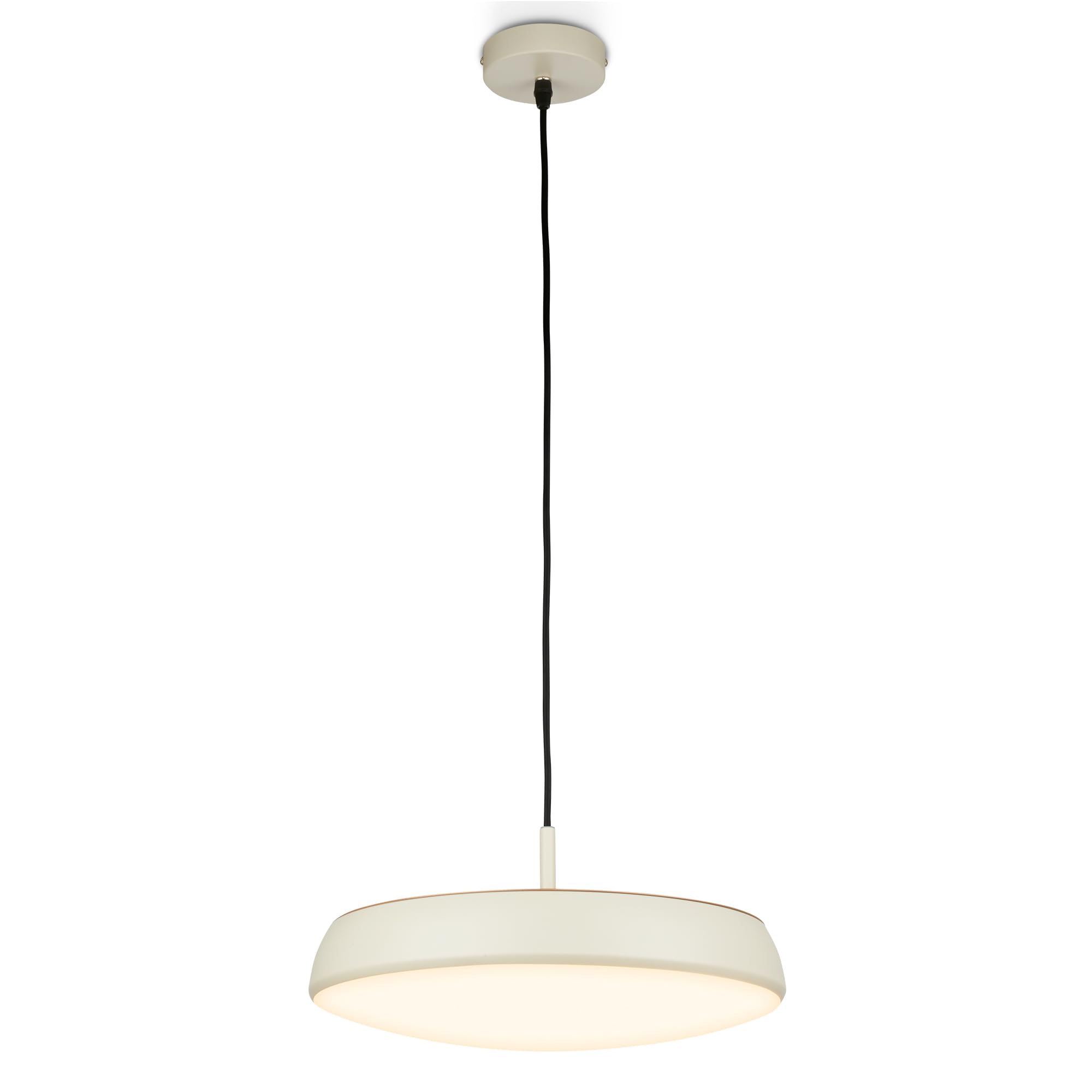 Briloner - Lampadario a sospensione LED con luce bianco caldo, 14,5W, 1800lm, lampadario cucina, camera da letto, soggiorno, cameretta, lampadari moderni, 35 x 120 cm, Warm Grey C…