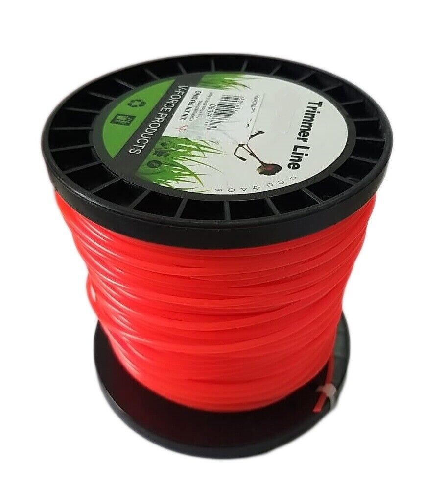 FILO PER DECESPUGLIATORE QUADRATO 3.0mm bobina 100mt cavo matassa ROSSO