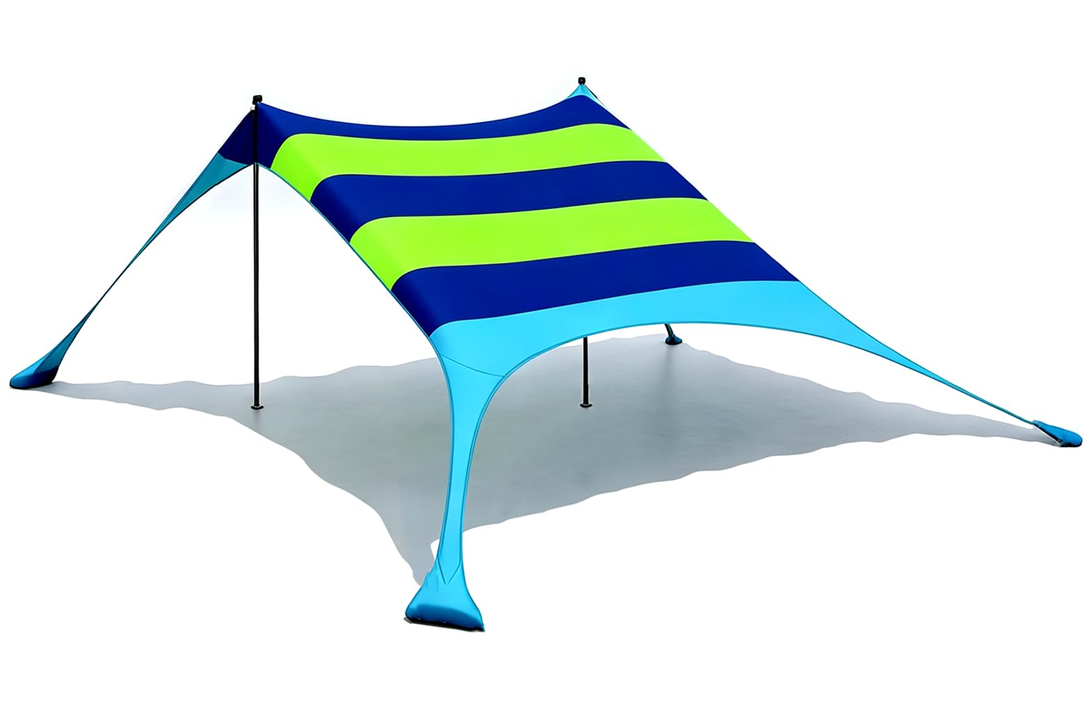 Floving Spiaggia ombra tenda tenda da sole 4-5 persone protezione solare impermeabile blocco leggero ed elastico parasole tende da spiaggia