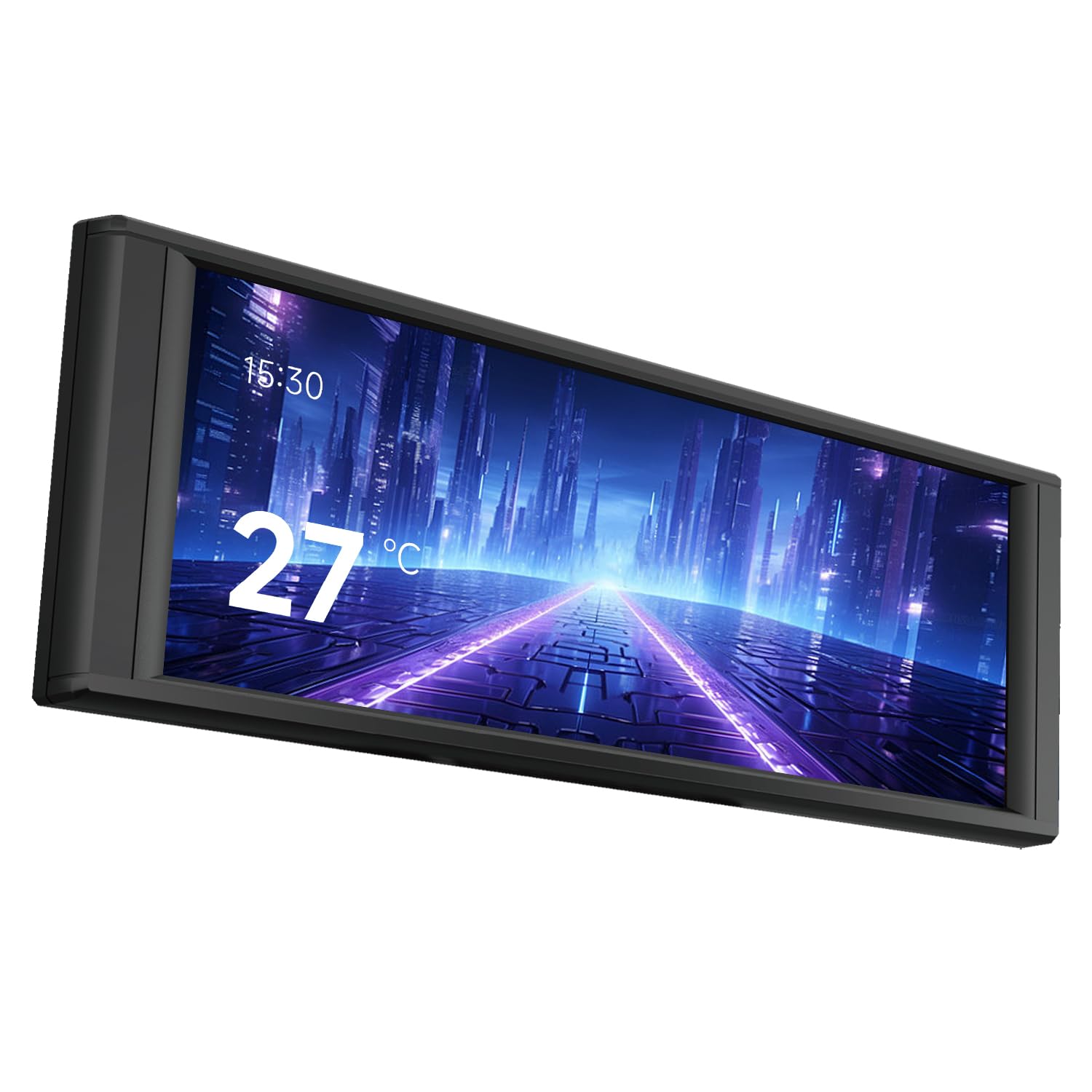 Thermalright-TR Trofeo Vision LCD nero 6,86 pollici Full Color Display LCD (risoluzione 1280x480) con schermo magnetico(nero),appositamente progettato per raffreddamento liquido C…