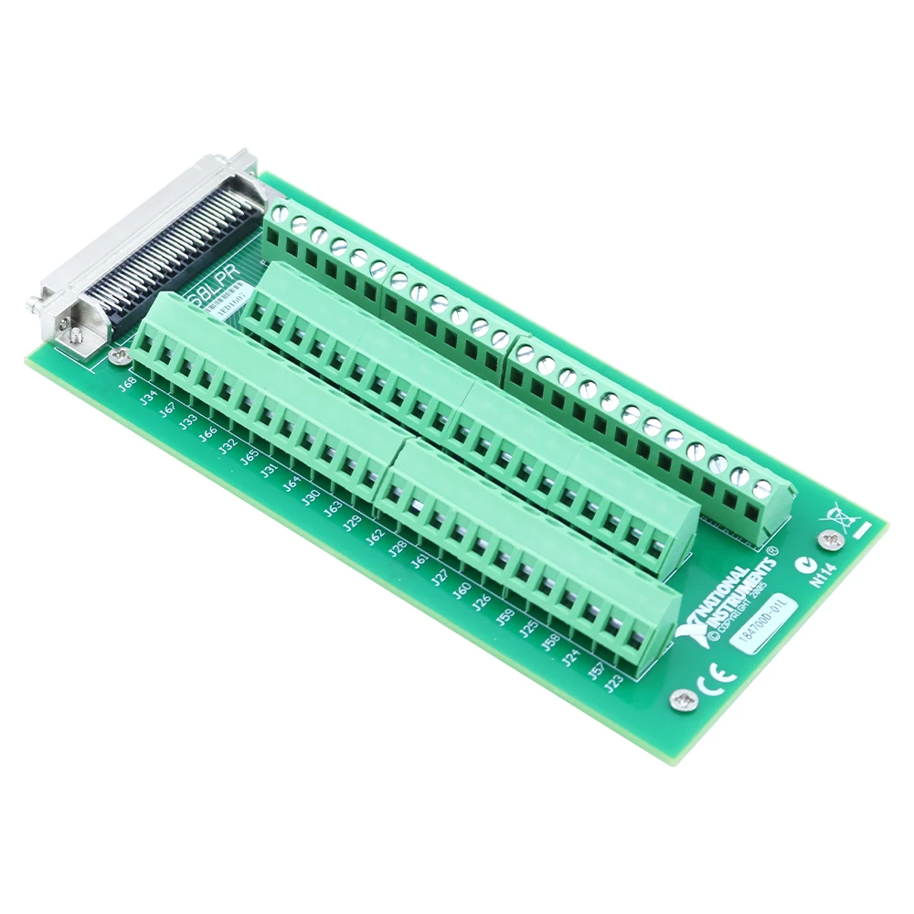 Connettore I/O a 68 pin non schermato compatibile FOR NI CB-68LPR CB-68LP con morsettiera a vite per acquisizione dati DAQ, originale