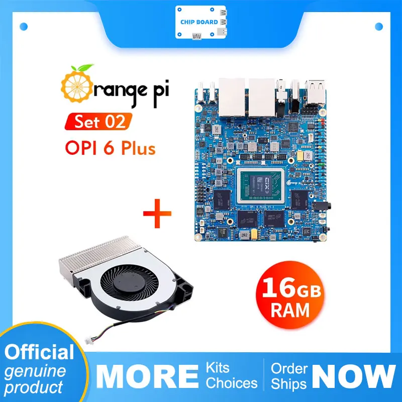 Orange Pi 6 Plus: 16 GB/32 GB DDR5, 45 TOPS NPU, funziona su Linux/Android/Windows/ROS2