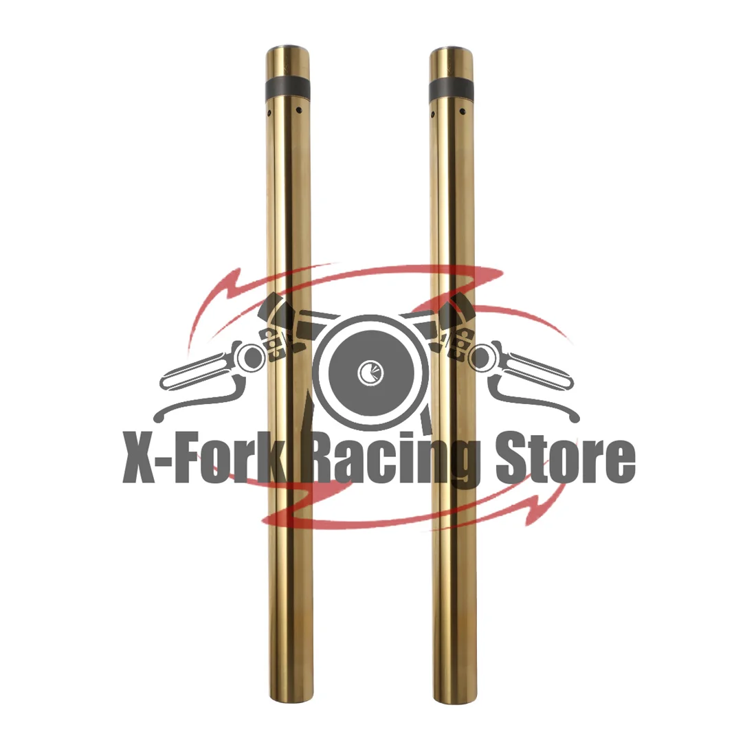 Tubi Forcella Anteriori Interni Dorati per HONDA CB900F 919 Hornet 2003-2007 51410-MCZ-013 43x615mm Barre Interne Sospensione Ammortizzatore