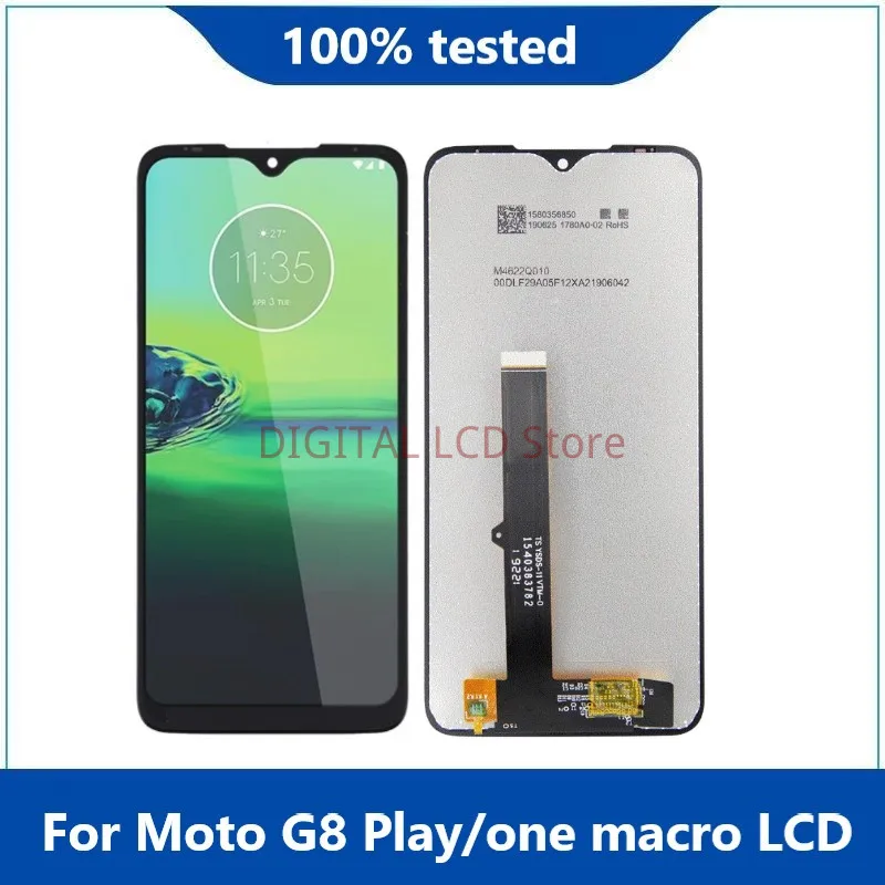 Display per Moto G8 Play XT2015 XT2015-2 Display LCD Digitizer Assembly sostituzione per schermo LCD Macro Motorola One