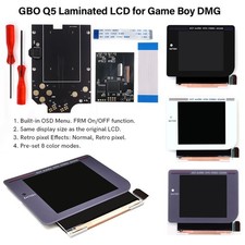 Retroilluminazione laminata 3,1" IPS FRM OSD menu display LCD guscio pretagliato per GB DMG