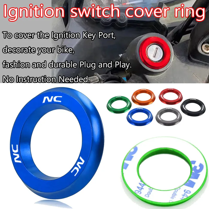 Anello decorativo per interruttore di accensione moto NC700 NC700S NC700X NC750 NC750S NC750X NC 700 700S/X 750 750S/X