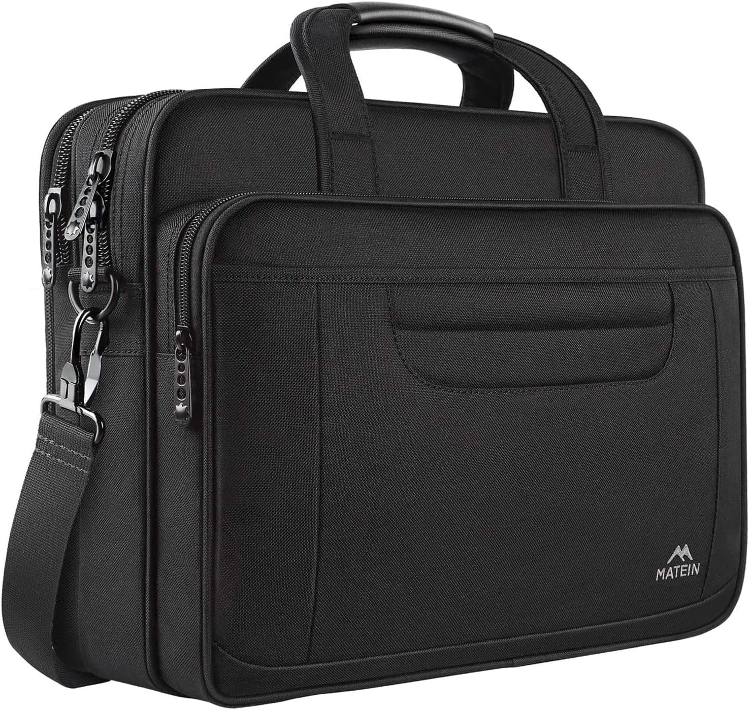 MATEIN Borsa PC 15,6 Pollici, Borsa Lavoro Uomo Donna, Borse Messenger Bag | Tracolla Rimovibile, Tasca Antifurto, Multifunzionale Ventiquattrore, Valigetta porta Documenti, per U…