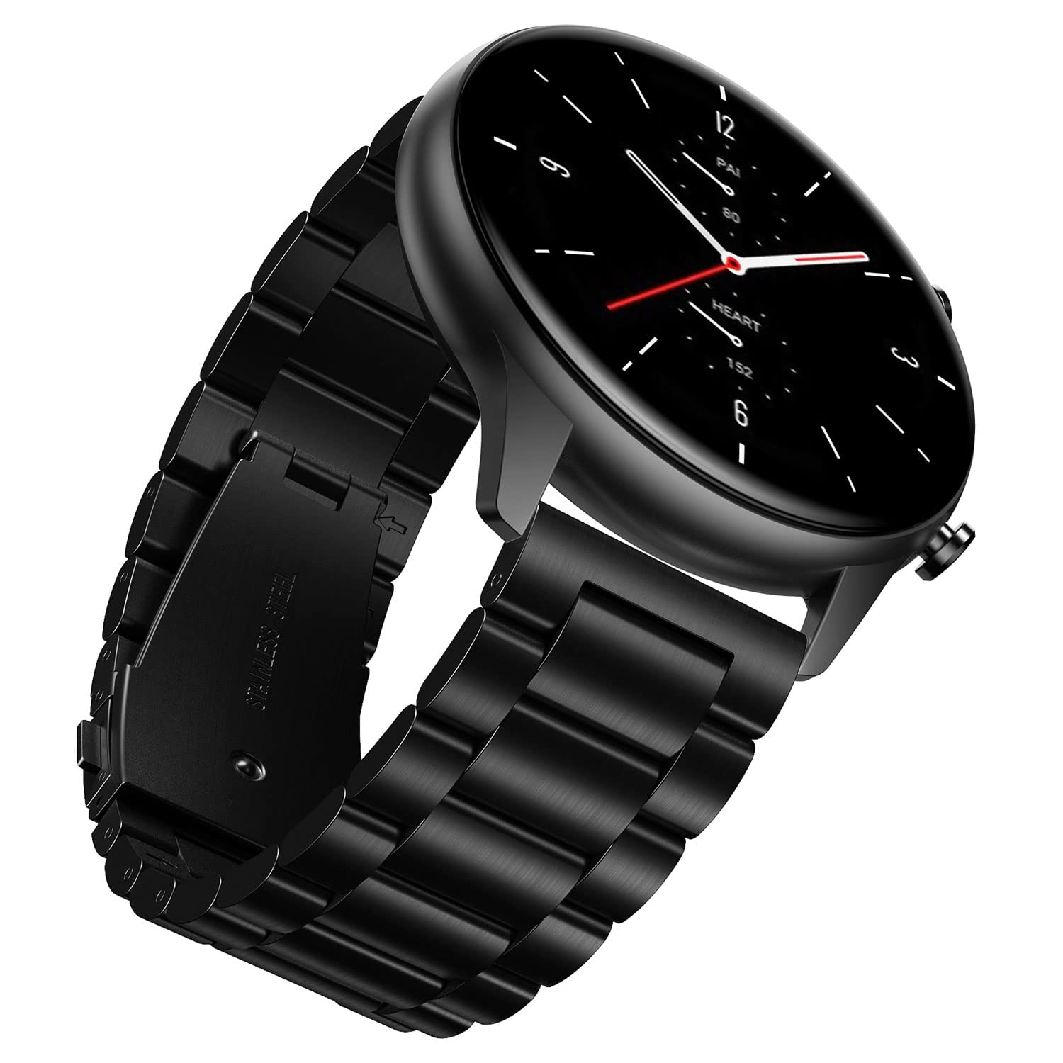 YABZOZ Cinturino Compatibile con Amazfit GTR 2 / GTR 2e / Stratos 3 / GTR 47mm / GTR 3 / GTR3 PRO Metal 22mm Cinturino