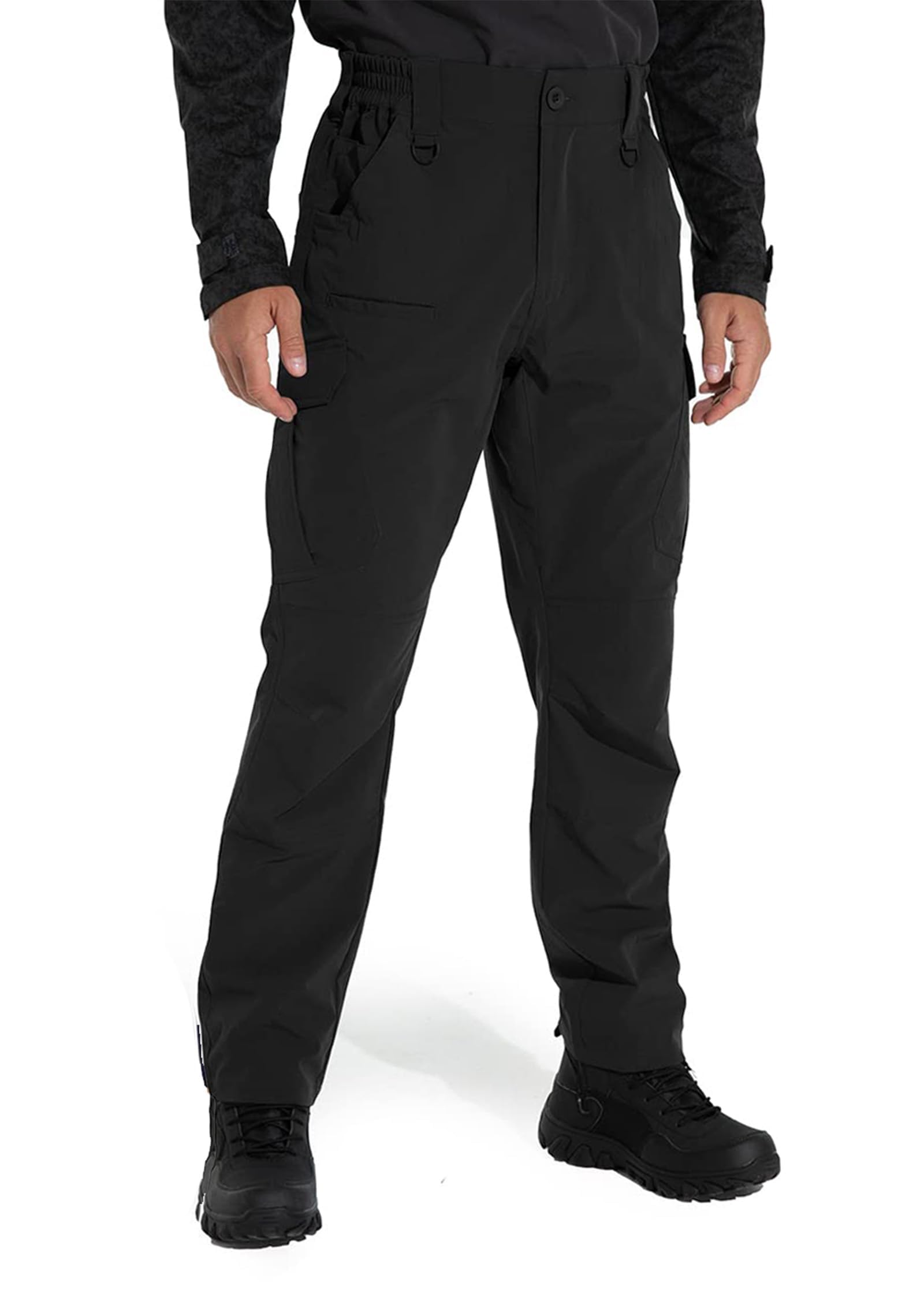 GymBrave Pantaloni da Escursione Uomo Pantaloni Cargo Elasticizzati Pantaloni da Outdoor Leggeri Pantaloni Tattici con 9 Tasche