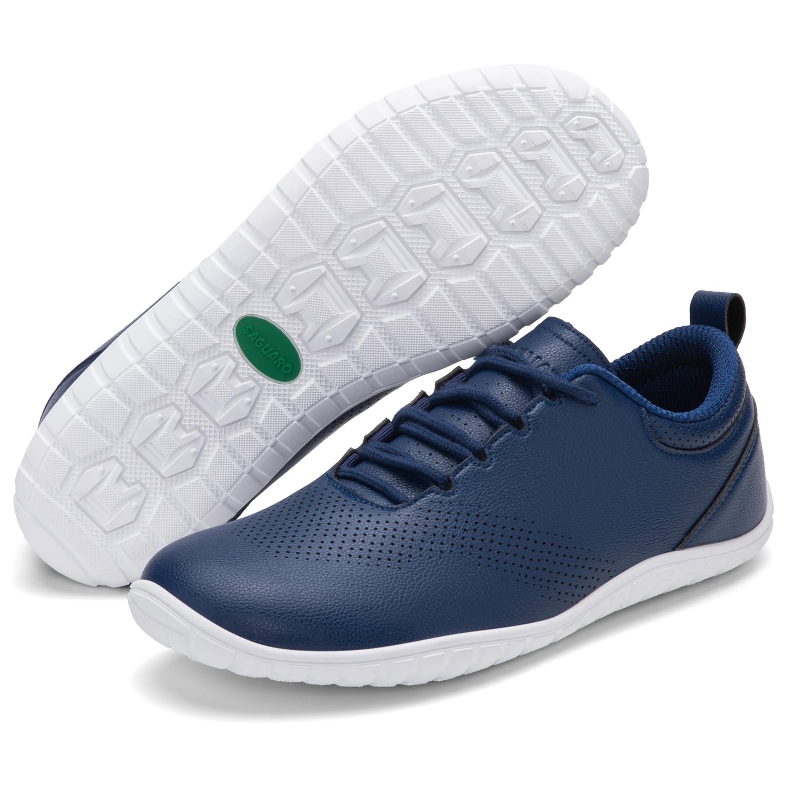 SAGUARO Scarpe Barefoot Uomo Minimaliste con Punta Larga Zero Drop, Leggere Antiscivolo Sneakers Casual per Camminata, Allenamento, Fitness e Tempo Libero, Gr.39-48