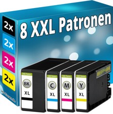 8x CARTUCCE INCHIOSTRO per Canon Maxify MB2050 MB2150 MB2155 MB2350 MB2750 MB2755