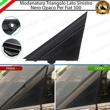 MODANATURA TRIANGOLO SINISTRO NERO OPACO LATO GUIDA PER ABARTH 500 595 695