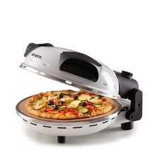 Ariete Forno Pizza 918 Piastra in pietra antiaderente 1200W Timer 30’ Nero