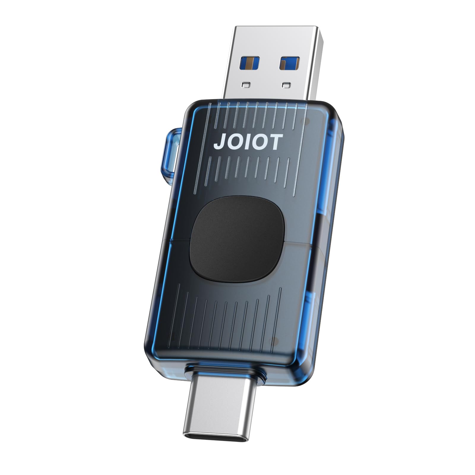 JOIOT 32GB Chiavetta USB C USB 3.2 Gen 1 fino a 110MB/s Retrattile, Blu | Pen Drive USB C Portatile con Foro per Portachiavi per iPhone 15/16/17 Smartphone Android Tablet Laptop S…