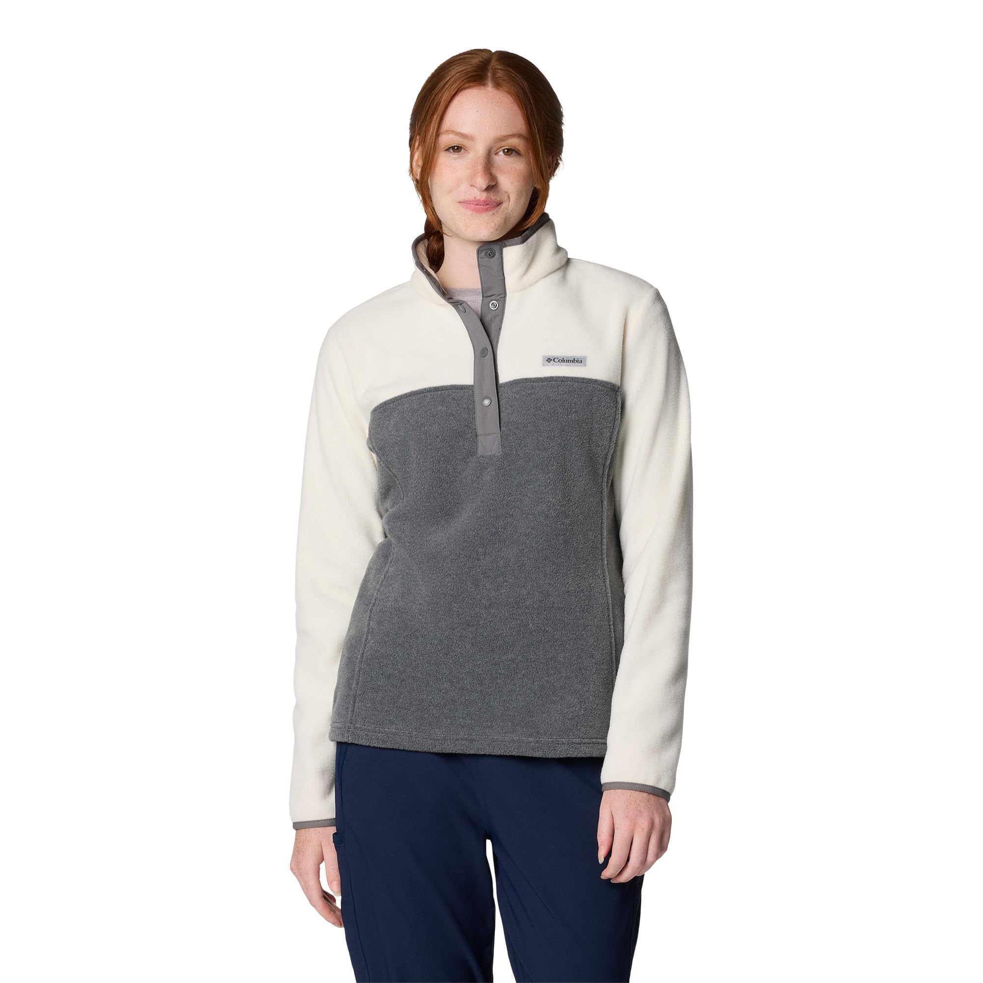 Columbia Benton Springs 1/2 Snap Pull Over II, Felpa in Pile Donna