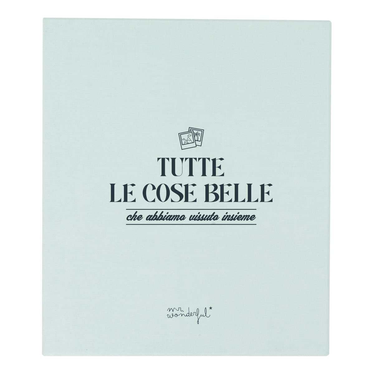 Mr. Wonderful Album fotografico premium Tutte le cose belle che abbiamo vissuto insieme