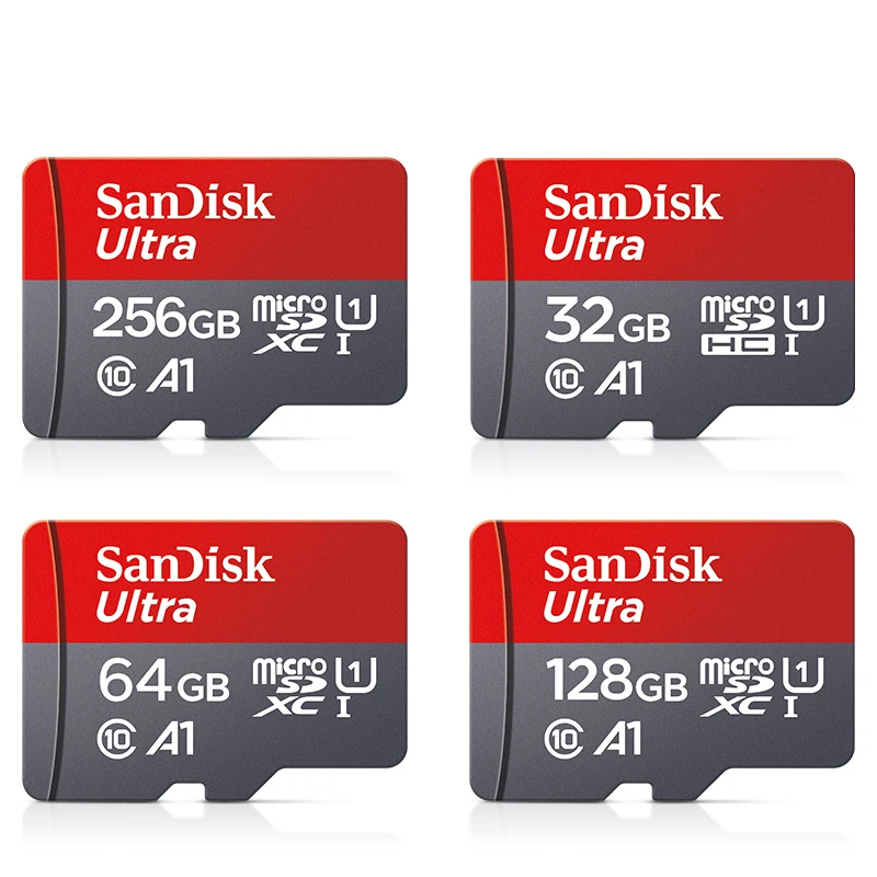 Scheda di memoria Sandisk originale 256 GB 128 GB 64 GB 32 GB TF scheda micro SD Classe 10 UHS-1 scheda flash Memoria Microsd per PC Samrtphone