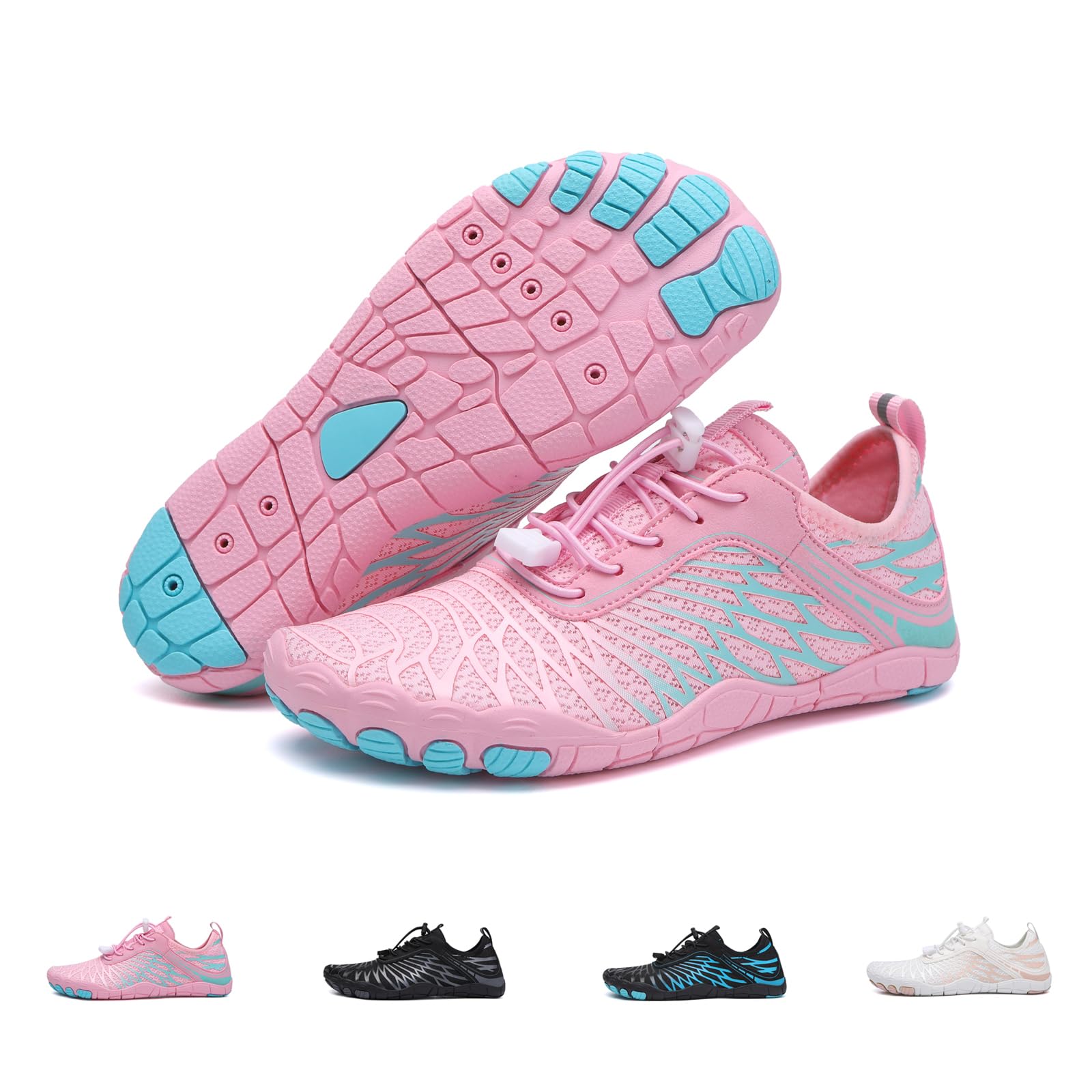 GemChve Scarpe da Scoglio Uomo Scarpette da Scoglio Donna Scarpe Barefoot Spiaggia Surf Bagno Sport Outdoor Traspirante Asciugatura Rapida Antiscivolo 36-47 EU