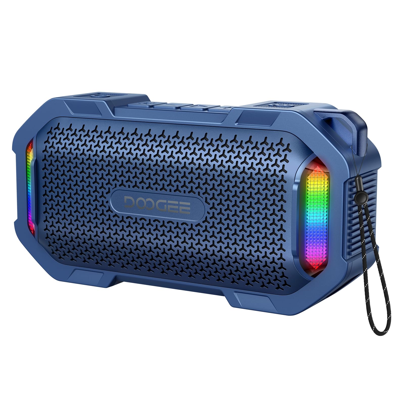 DOOGEEEco Cassa Portatile con Luci RGB, Altoparlante Bortatile Magnetico, IP67 Impermeabili Altoparlanti Portatili da Esterno Wireless Stereo Potenti da TWS Stereo, per Casa Viagg…