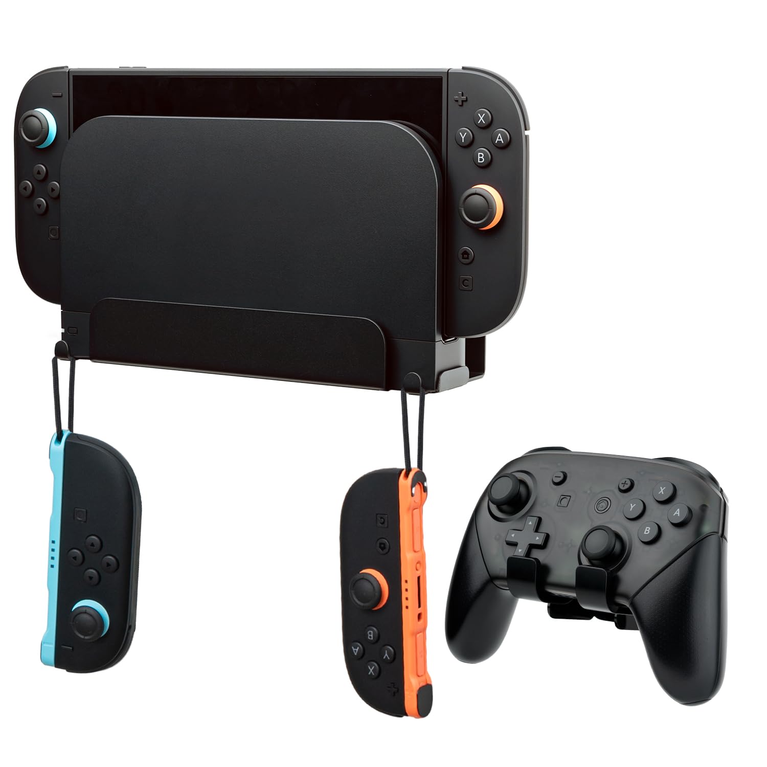 Wigearss Supporto da Parete per Nintendo Switch 2 con 2 Supporti per Joycon