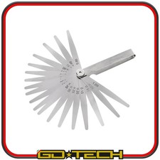 SPESSIMETRO 20 LAME VALVOLE MISURAZIONE SPESSORE 0.05-1.00 mm LAMINE IN ACCIAIO