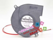 Ventola di raffreddamento turbo 2 fili Sanyo 9BD12SA6-1 DC12V 0,28A 7620