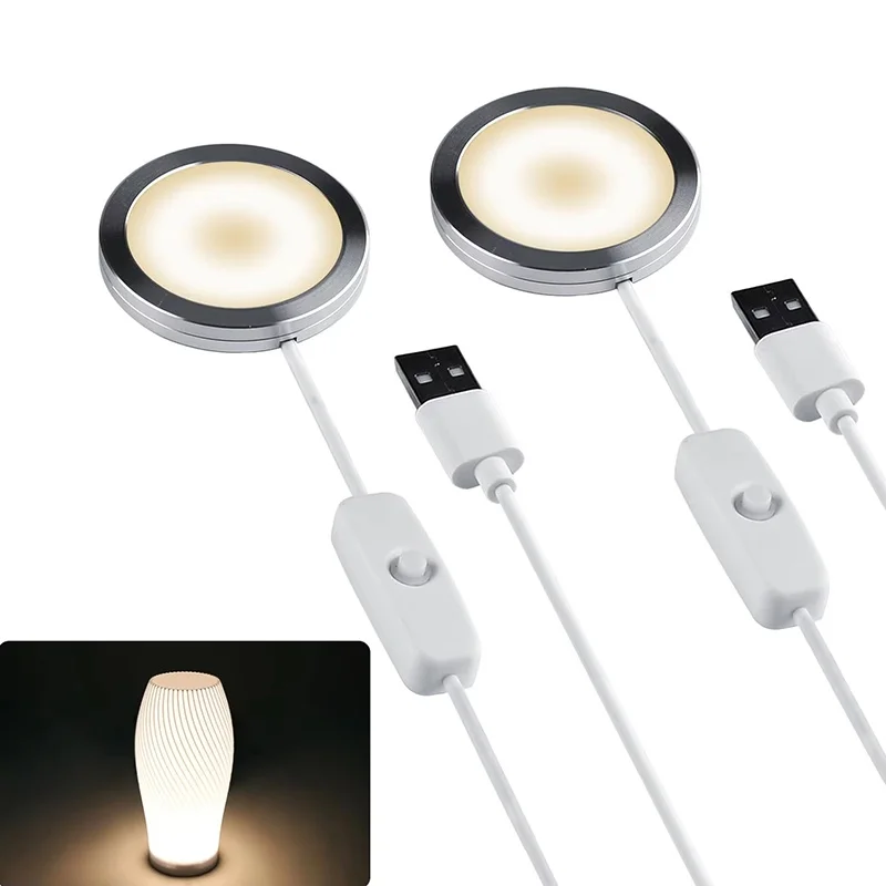 Parte della stampante 3D per Bambu Lab Kit lampada LED 001 Modello fai da te Hardware senza guscio Kit luce regolabile stampante 3D DC 5V bianco caldo