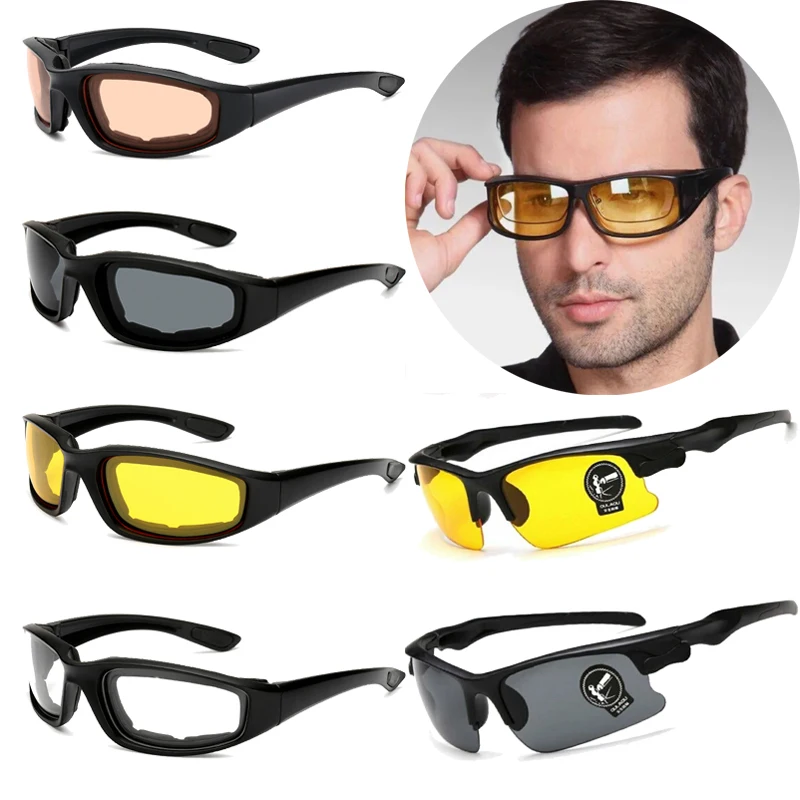 Occhiali per la visione notturna per auto e moto Uomo Donna Antiriflesso Sicurezza Guida Ciclismo all'aperto Equitazione Sci Protezione per gli occhi Occhiali da sole