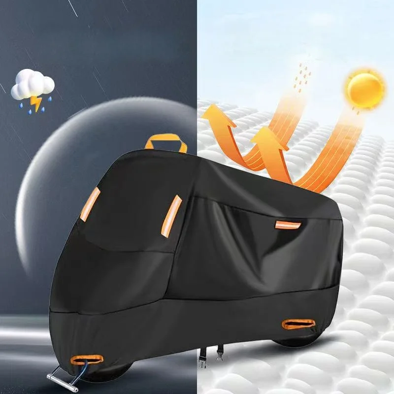 Copertura per moto Copertura protettiva UV in poliestere ispessito per esterni impermeabile per moto per scooter da moto