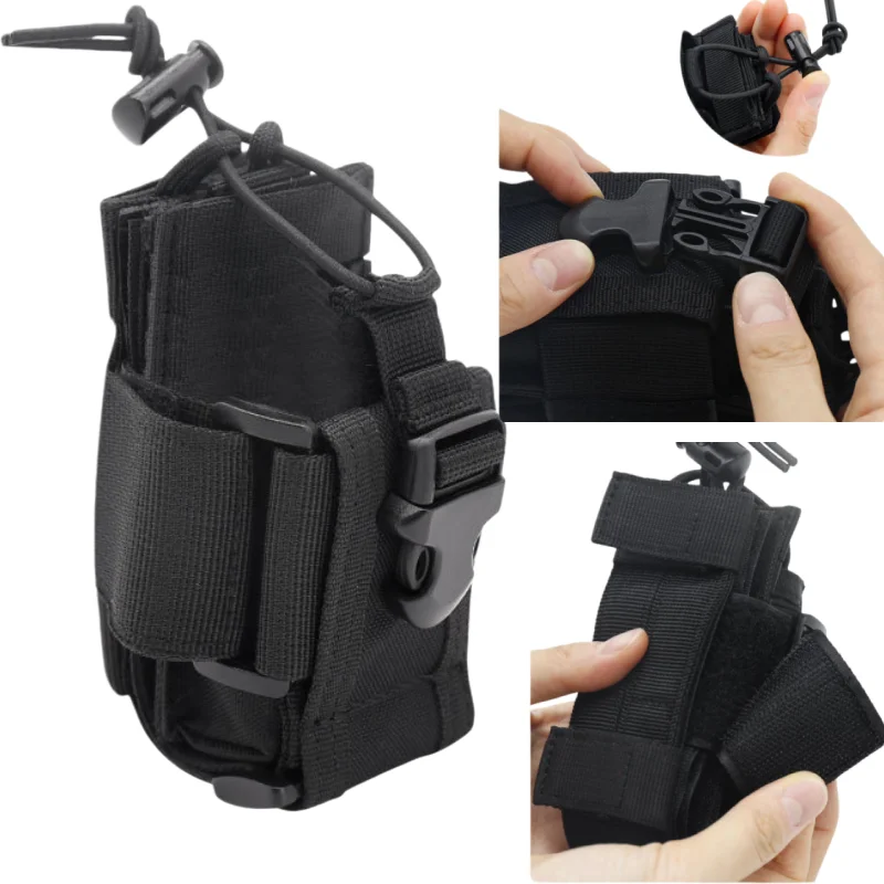 Custodia Morbida Universale Molle per Walkie Talkie, Supporto da Porta per Radio Wireless Motorola, Custodia per Dispositivo di Comunicazione