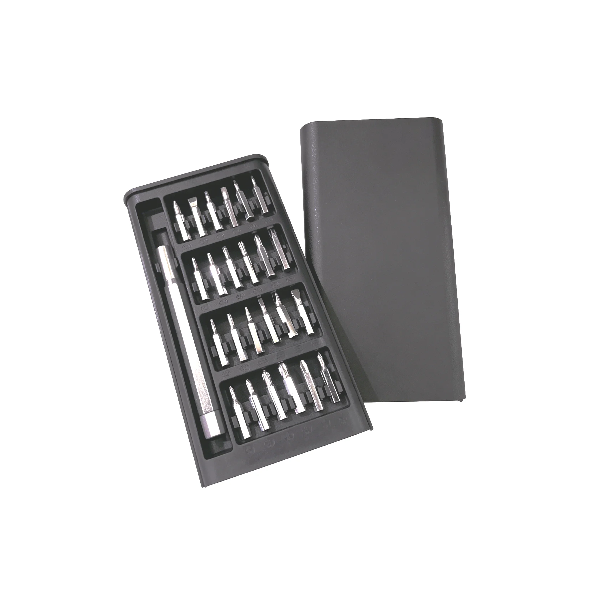 Set di 25 Mini Cacciaviti 25 in 1, Testa Piatta/Croce, Strumenti Manuali per Riparazioni Domestiche di Cellulari, Occhiali, Computer e Tablet