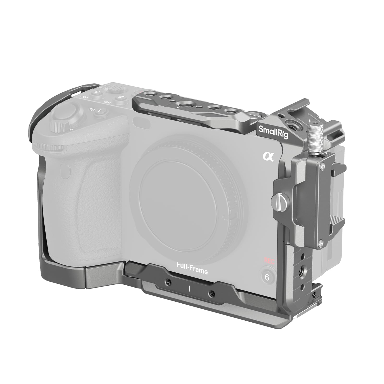 SMALLRIG FX3/FX30 HawkLock Quick Release Cage Kit per Sony FX3 / FX30 con Morsetto per Cavi, Design Modulare Compatibile con Impugnatura XLR Originale, QR Plate Integrato per Arca…