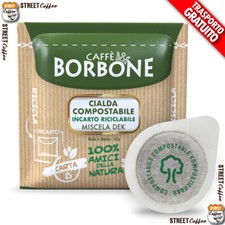 150 Cialde Carta Caffè Borbone ESE 44mm Miscela Verde Dek Decaffeinato ®