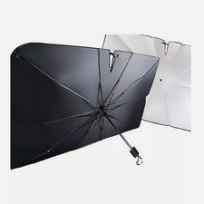 PARASOLE OMBRELLO VETRO ANTERIORE AUTO PARABREZZA PIEGHEVOLE 125X65CM AS-00018