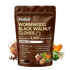 Holior Assenzio Noce Nero Chiodi di Garofano Integratore Erboristico 240 Capsule Morbide