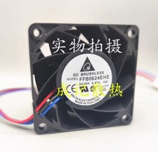 Delta FFB0624EHE 6038 DC24V 0,57A Ventola di raffreddamento a doppia sfera 6 cm 3 fili