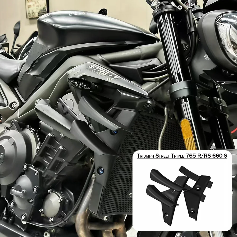 Spoiler Laterale Anteriore Inferiore per Triumph Street Triple 765 R/RS 660 S 2020-2022