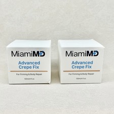 MiamiMD 2 PACK (Miami MD) ADVANCED CREPE FIX per rassodamento e riparazione corpo 4 oz NUOVO