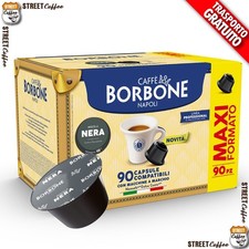 180 Capsule Caffè Borbone Miscela Nera Nero 100% Compatibili Dolce Gusto Nescafè