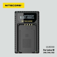 Nitecore ULM240 Caricabatteria USB per batterie Leica BP-SCL2 (serie M240)