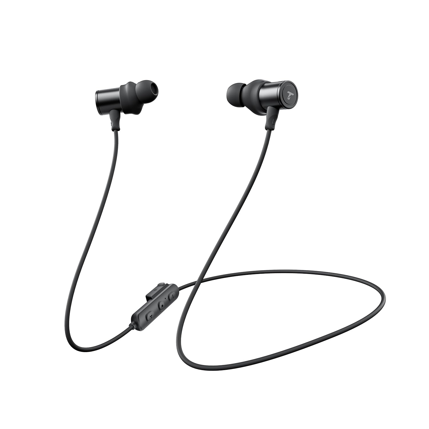 truefree HD-100 Cuffie Sportive a Collare, Auricolari Wireless con Driver Magnetico Duale da 11 mm, 20 Ore di Autonomia, IP67, Ricarica Rapida, Cancellazione Rumore AI, Bassa Late…