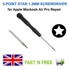 STRUMENTO RIPARAZIONE CACCIAVITE PENTALOBE 5 PUNTI 1,2 MM PER APPLE MACBOOK AIR PRO - UK