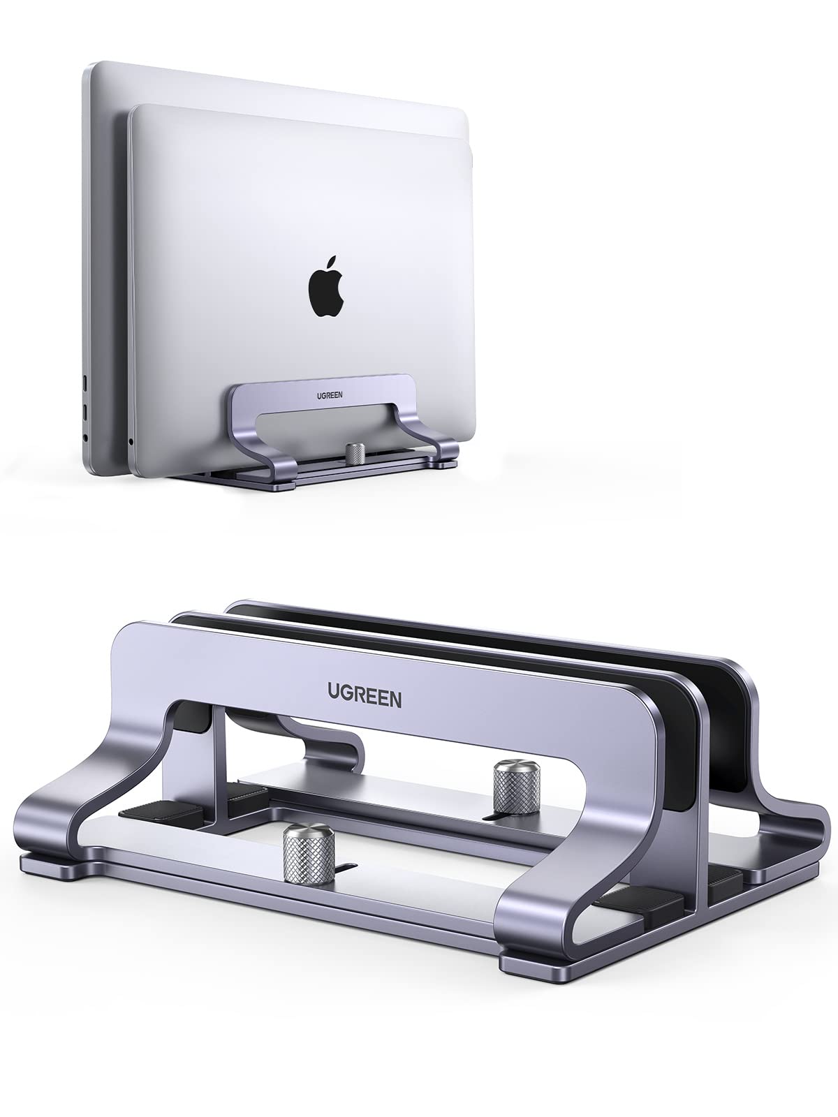 UGREEN Supporto per Laptop da Scrivania, Stand per PC Portabile Regolabile | Ergonomico con Base Girevole a 360° Compatibile con MacBook Pro Air Notebook Fino a 17,3 Pollici