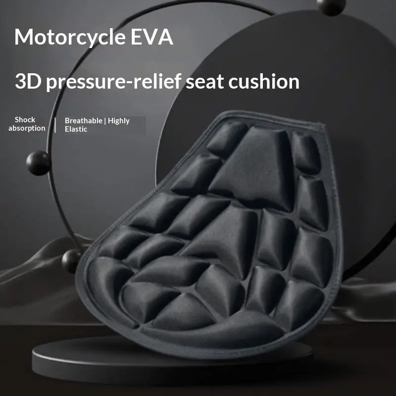 Cuscino per sedile moto, assorbimento degli urti, impermeabile, resistente al sudore, protezione universale per scooter, motociclisti fuoristrada
